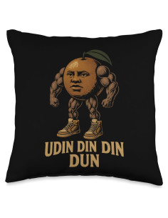 Almohada Udin Din Din Dun 40x40 cm Retro Infantil