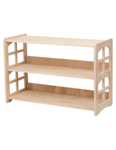 Estante Montessori FDHUIJIA 3 Niveles Madera para Juguetes