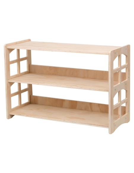Estante Montessori FDHUIJIA 3 Niveles Madera para Juguetes