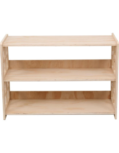 Estante Montessori FDHUIJIA 3 Niveles Madera para Juguetes