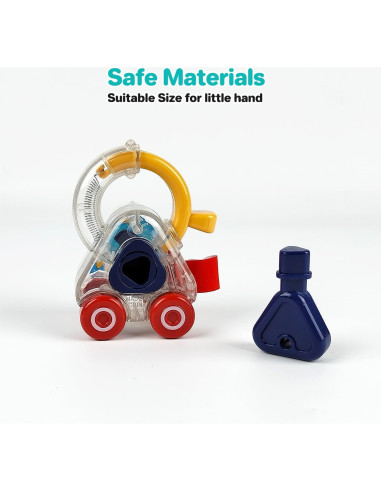Kits de Ciencia Montessori para Bebés - Juguetes de Coche con Llave