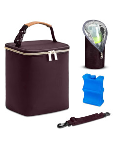 Bolsa Enfriadora PRAMIA para Leche Materna, Impermeable, 9 Botellas