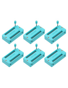 Zócalo de Prueba ZIF Universal MECCANIXITY 6 Pcs 24 Pines 2.54mm