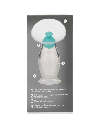 Bomba de Pecho Portátil Nuby Comfort de Silicona 120 ml