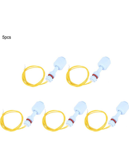 5 Interruptores de Flotador PP P5210 para Control de Nivel de Líquido