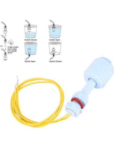 5 Interruptores de Flotador PP P5210 para Control de Nivel de Líquido
