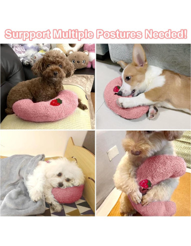 Almohada Calmante para Perros Mity Rosa 24x22 cm Alivio Ansiedad