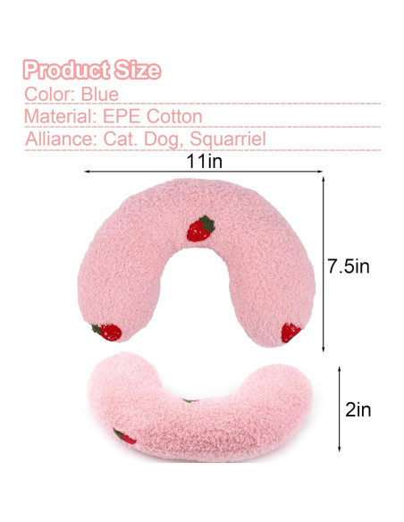 Almohada Calmante para Perros Mity Rosa 24x22 cm Alivio Ansiedad Almohada Calmante para Perros Mity Rosa 24x22 cm Alivio Ansiedad