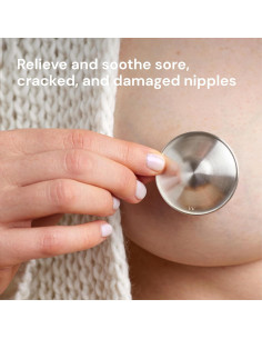 Copas de Lactancia de Plata Calmante Willow - 2 Unidades, Alivio Natural 2