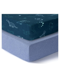 Sábanas de Cuna Estándar Dreamology 100% Algodón 2 Piezas