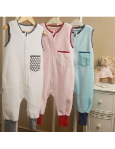 Saco de Sueño para Bebés BloomSTAR Rosa 12-24 Meses Forro Térmico 2