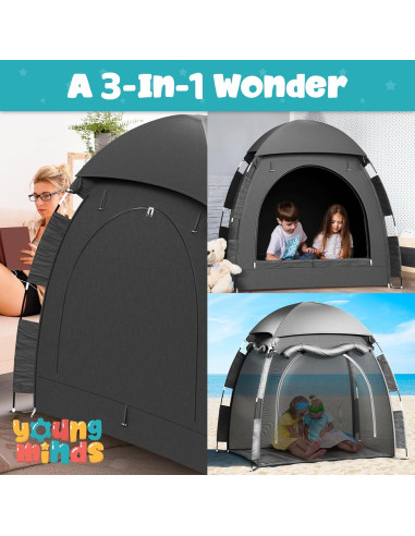 Carpa Blackout para Cuna YoungMinds - Impermeable y Antimosquitos