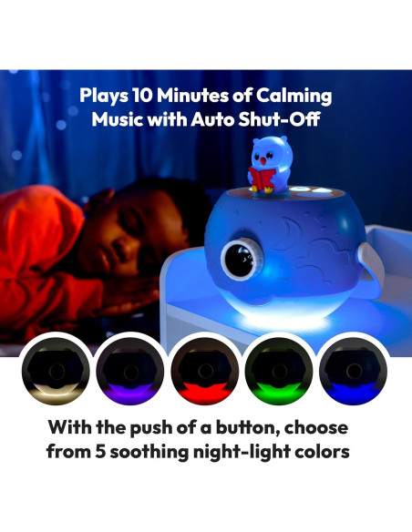 Proyector de Cuentos Luna - Unicornio y Búho - 10 Cuentos y Canciones