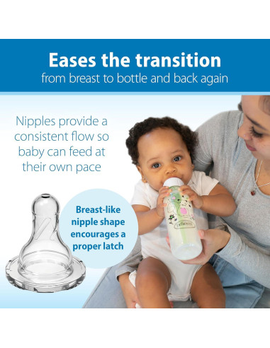 Biberón Estrecho Anti-Cólico Dr. Brown's 250 mL 2-Pack