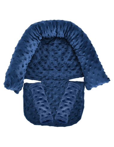 Soporte para Cabeza de Silla de Auto Bebé Comportamiento Infantil Azul