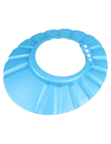 Gorro de baño para bebé Porgeel azul, protección ducha 30 cm