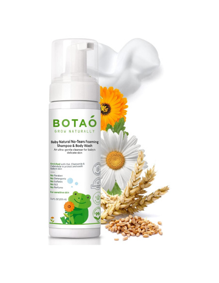 Champú y Gel de Baño Natural BOTAO 99% Ingredientes Naturales