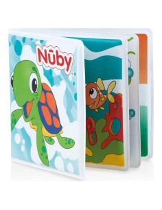 Libro de Baño Nuby 4755 con Páginas Impermeables y Squeaker
