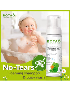Champú y Gel de Baño Natural BOTAO 99% Ingredientes Naturales 2