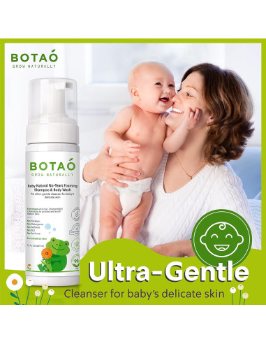 Champú y Gel de Baño Natural BOTAO 99% Ingredientes Naturales