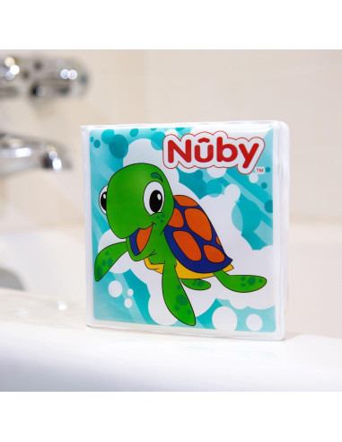 Libro de Baño Nuby 4755 con Páginas Impermeables y Squeaker