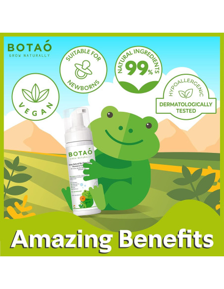 Champú y Gel de Baño Natural BOTAO 99% Ingredientes Naturales