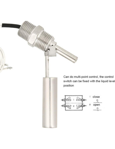 Sensor de Nivel de Líquido Yosoo Acero Inoxidable 1/2 NPT