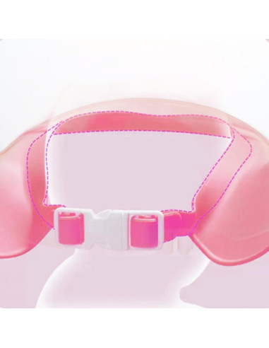 Gorro de Ducha para Bebé Rana Rosa y Verde Ajustable