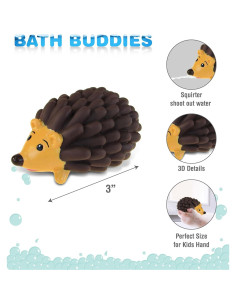 Juguete de Baño Erizo DolliBu - Flotante y Suave para Niños 2