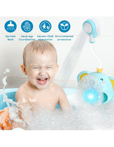 Juguete de Baño KIYTARBOO con Burbujas y Música - Verde