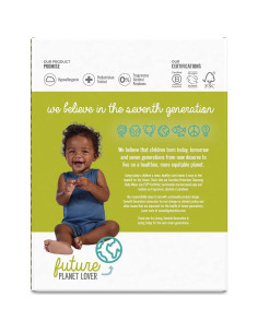 Toallitas para Bebés Seventh Generation 72 Unidades Hipoalergénicas 2