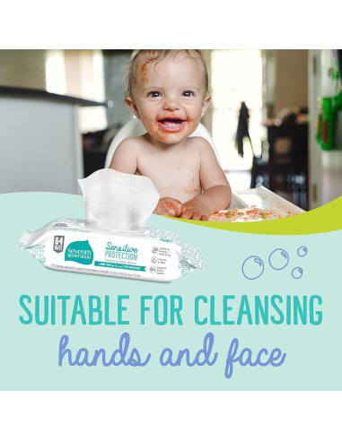 Toallitas para Bebés Seventh Generation 72 Unidades Hipoalergénicas