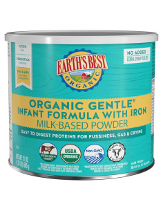 Fórmula Infantil Orgánica Suave Earth's Best 595g con DHA y ARA