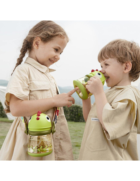 Taza de Sorbete Antiderrame bc babycare 300ml Verde para Bebés