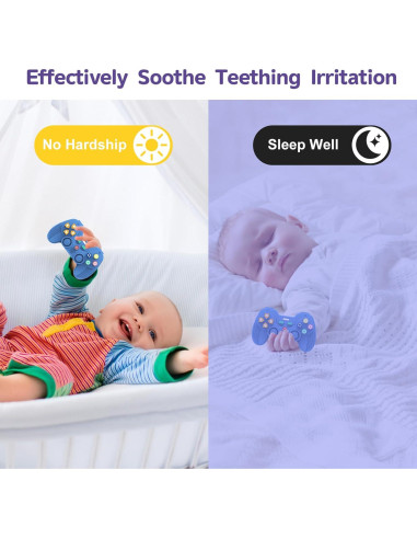 Mordedor Remoto de Silicona Hooku para Bebés 0-12 Meses