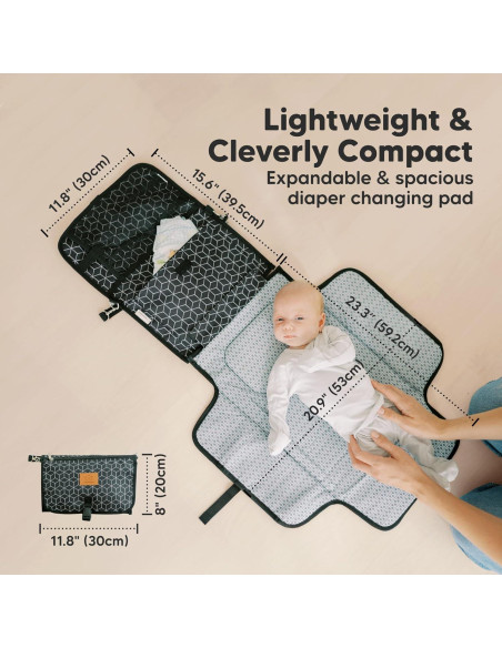 Almohadilla de Cambio de Pañales KeaBabies Grande Impermeable
