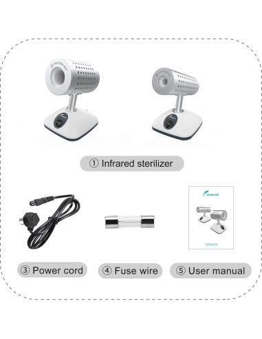 Esterilizador Infrarrojo JOANLAB DS-900 para Laboratorio 825C