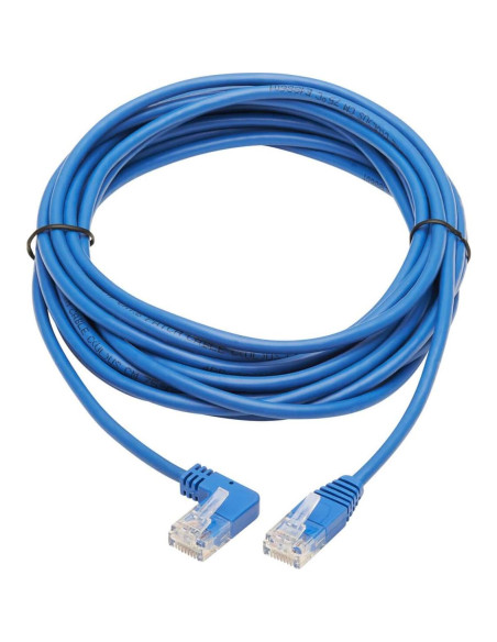 Cable Ethernet Cat6 Tripp Lite 4.57 m Ángulo Izquierdo Azul