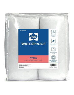 Protector de Colchón Impermeable Sealy Baby 2 Piezas 132x71 cm