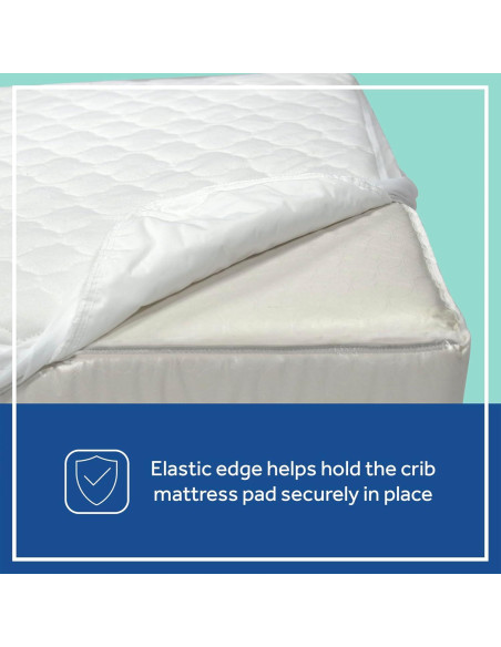 Protector de Colchón Impermeable Sealy Baby 2 Piezas 132x71 cm