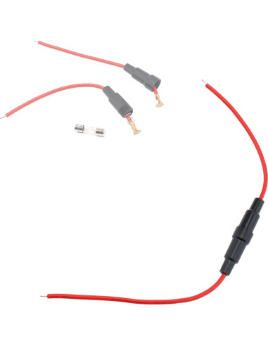 10 Soportes de Fusible Inline DiGiYes 5x20mm 22AWG 23cm