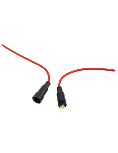 10 Soportes de Fusible Inline DiGiYes 5x20mm 22AWG 23cm