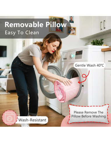 Colchoneta Ligera PRIMLECT para Niños 129.5x55.9cm con Almohada