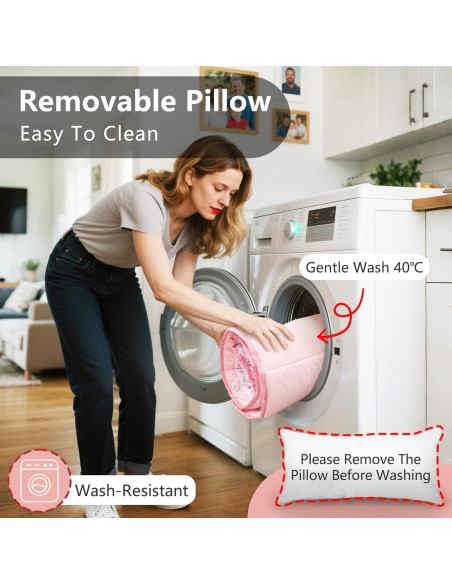 Colchoneta Ligera PRIMLECT para Niños 129.5x55.9cm con Almohada