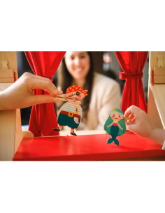 Set de 6 Títeres de Pirata de Madera Kipod - Juguete Montessori 2