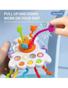 Juguete Sensorial Montessori Yummy Baby Nave Espacial 181g 2