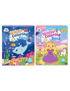 Libro de Pintura con Agua ZMLM para Niños 20 Hojas Creativas