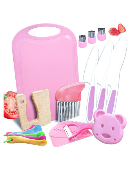 Juego de cocina Montessori OLRMA 19 piezas para niños