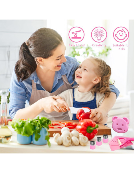 Juego de cocina Montessori OLRMA 19 piezas para niños