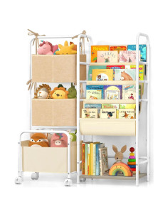 Estantería Montessori Ekero 4 Niveles para Libros y Juguetes